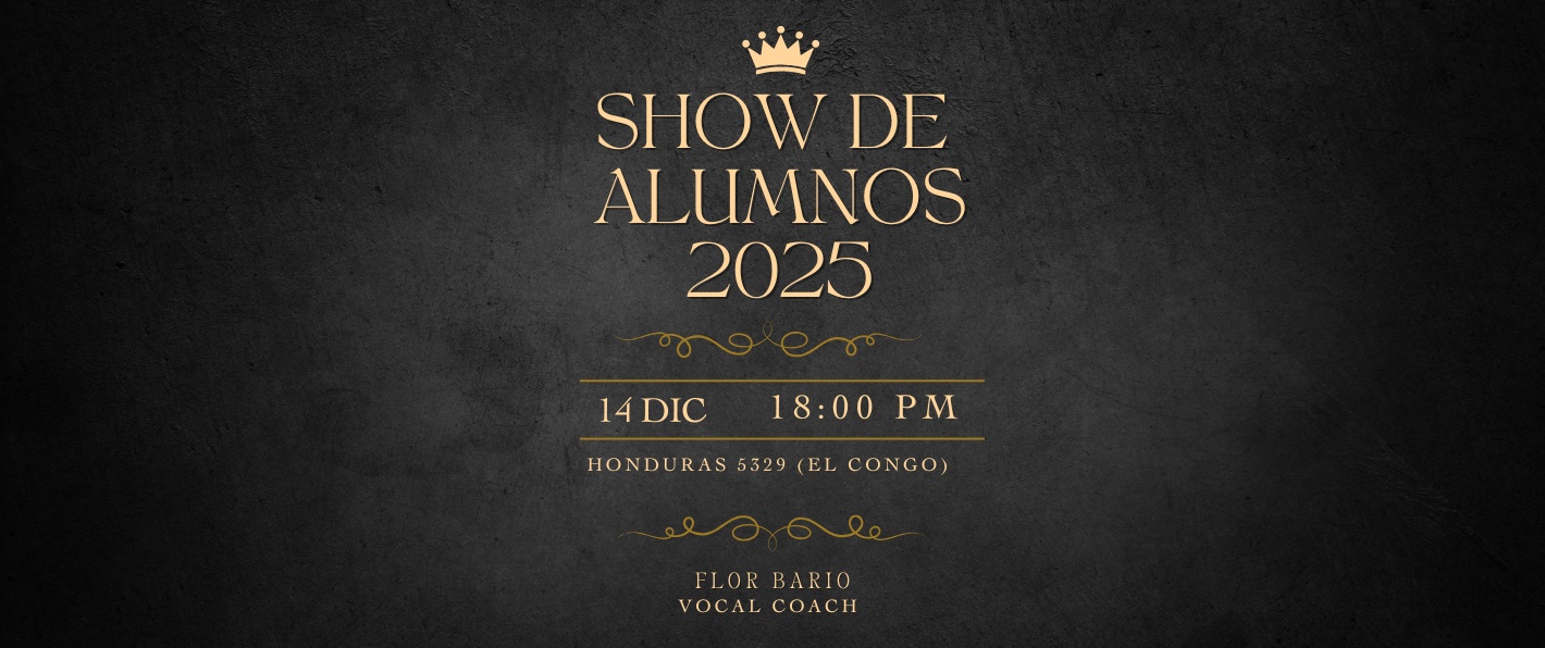 Show de Alumnos 2025 –  Flor Bario Vocal Studio